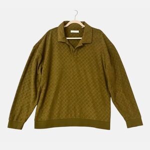 Urban Outfitters Olive Green Casual Button Down Shirt